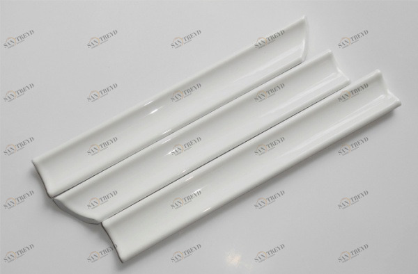 Уголок уз. белый (25см) лев. срез КЕРАМИ 2552112