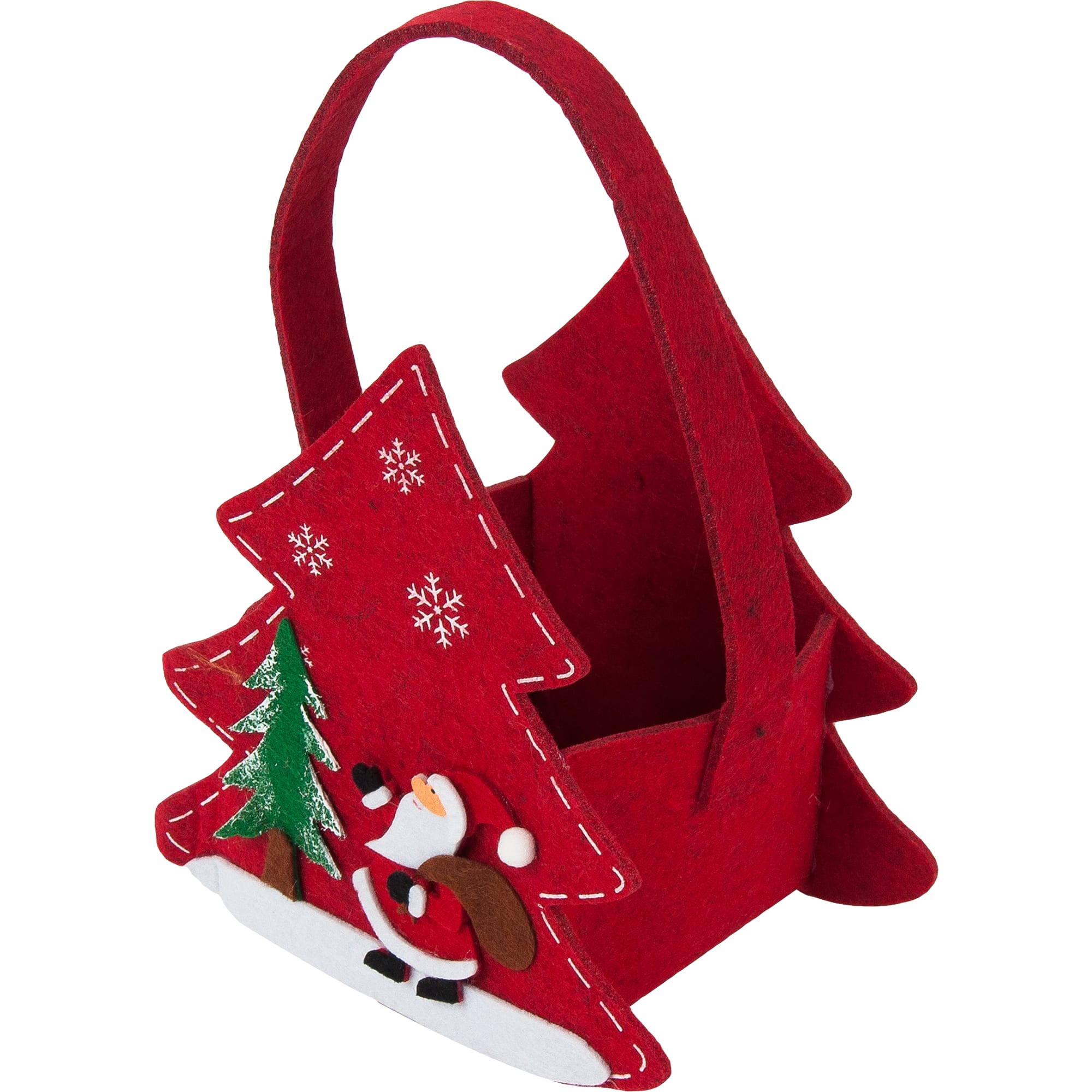 82825096 Сумочка для подарков «Елка» 15х16х9.5 см Santreyd 