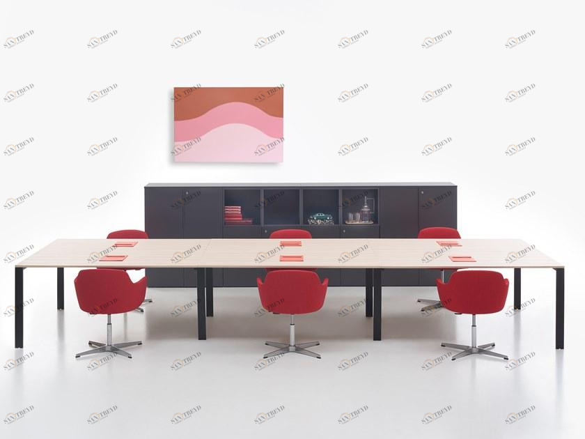 Manerba Прямоугольный деревянный стол для переговоров You-eco sun-id-1400188