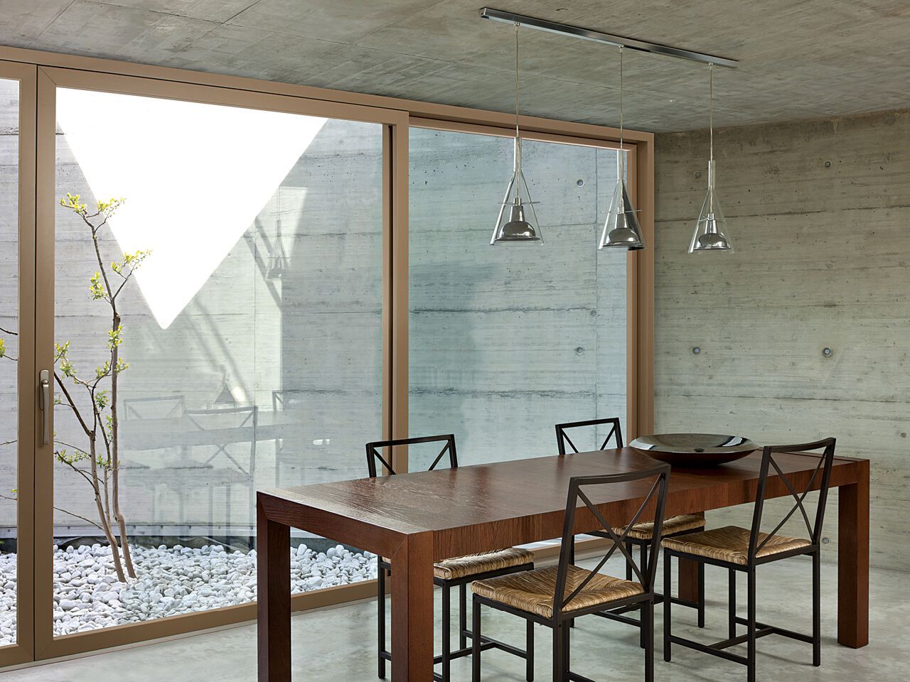 Алюминиевое деревянное окно Sciuker Frames ISIK ARCH-00101868