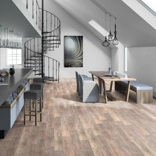 Виниловый ламинат Tarkett New Age Ambient Дуб с брашью (Текстурированная) 914,4х152,4/101,6 мм 1000901195 - Вид №7