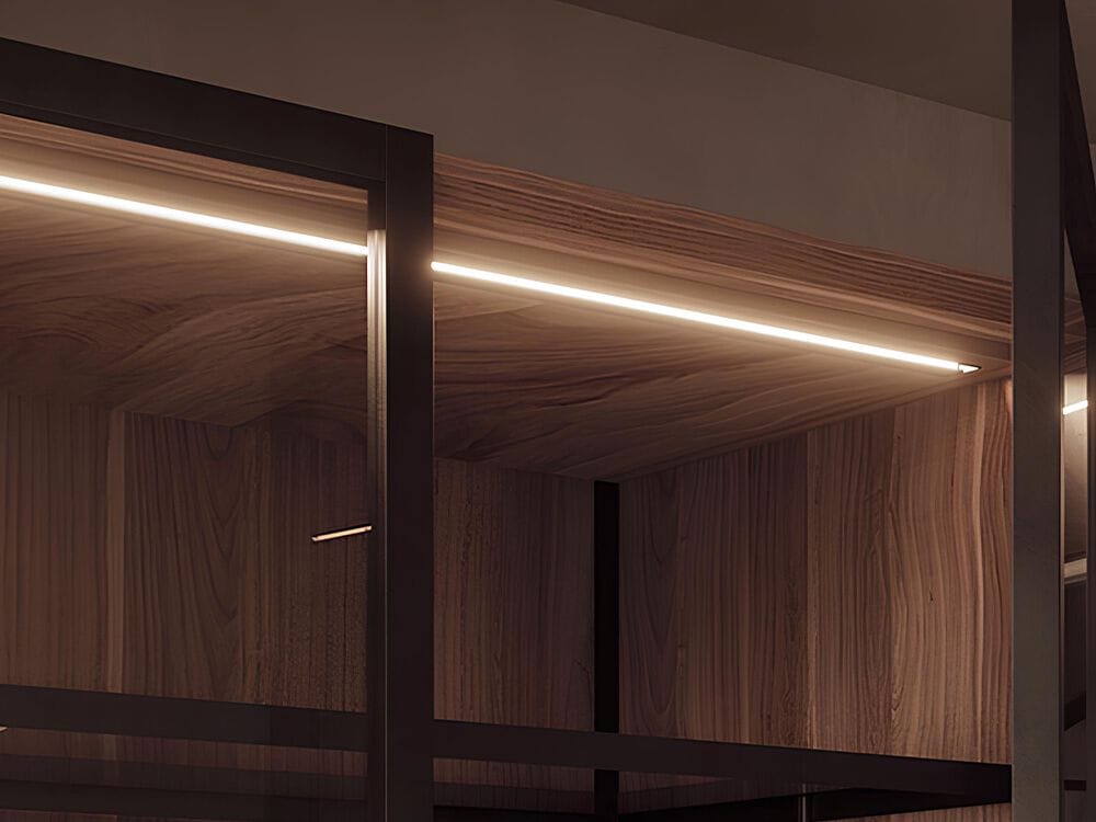 Встраиваемый светодиодный профиль с непрямым освещением Metalarredo DROMOS ARCH-00014423