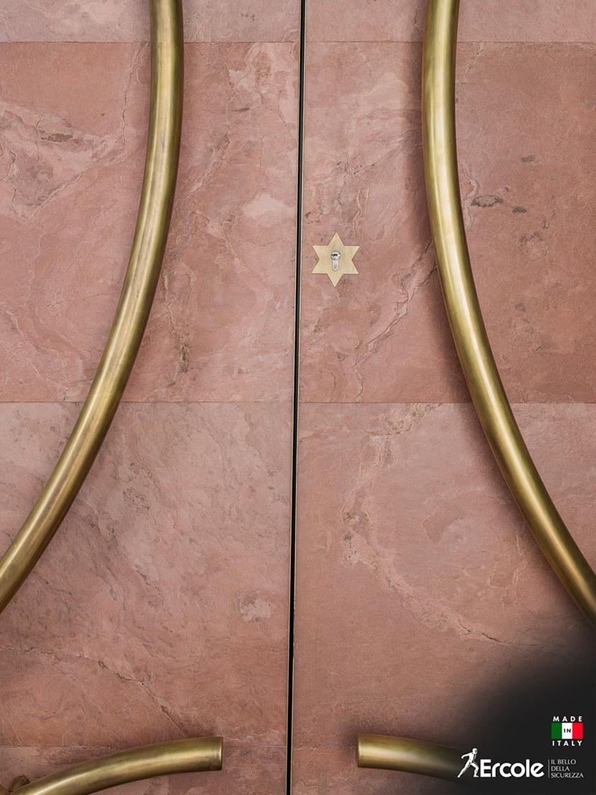 Ercole Бронированная распашная дверь из латуни и камня sun-id-1505264 - Вид №2