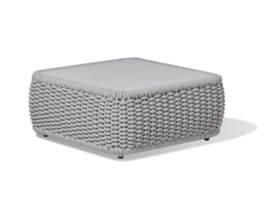 Морской канат низкий квадратный садовый столик DRIGANI Aura ARCH-00027390