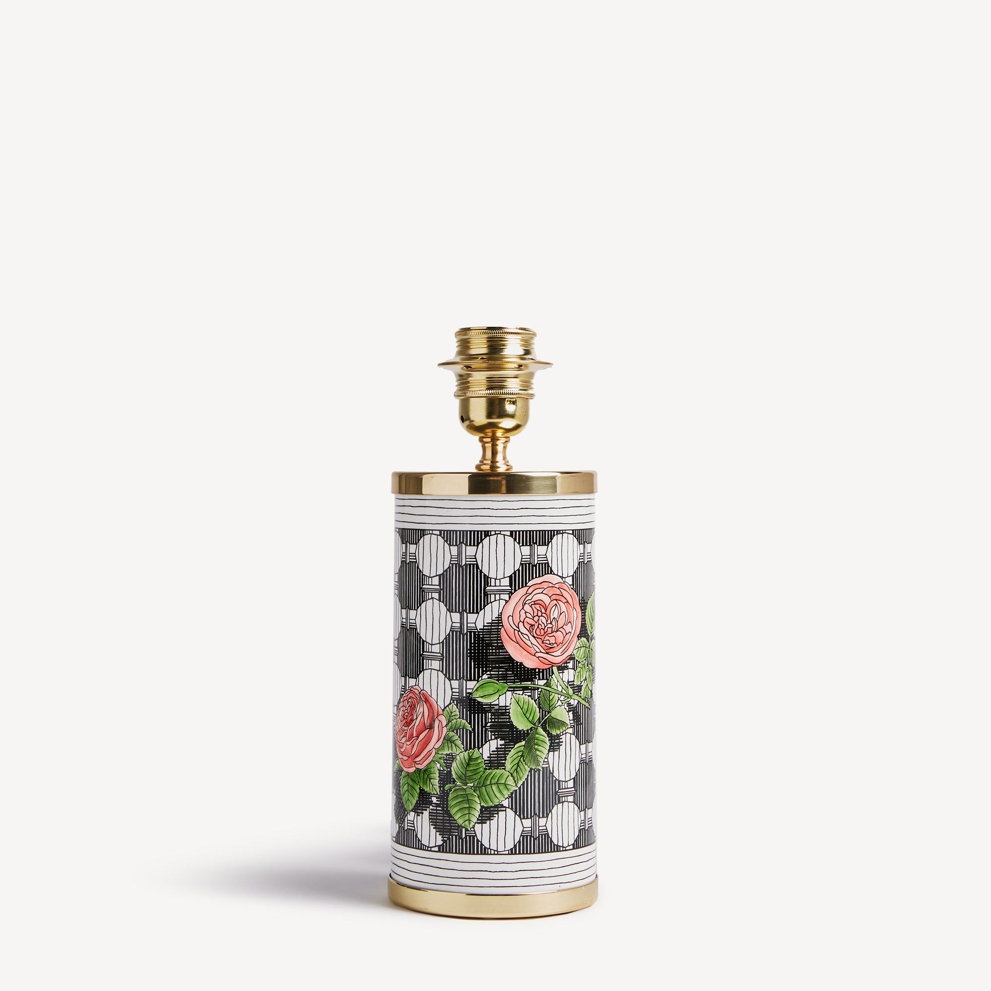 Металлическая настольная лампа Fornasetti Musciarabia con rose ARCH-00118601