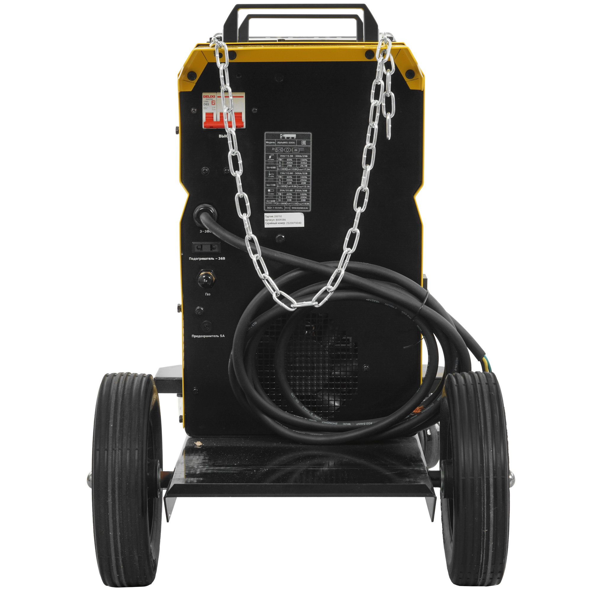 Сварочный аппарат Кедр ALPHAMIG-300S 5332071 STDN-0011191 - Вид №6