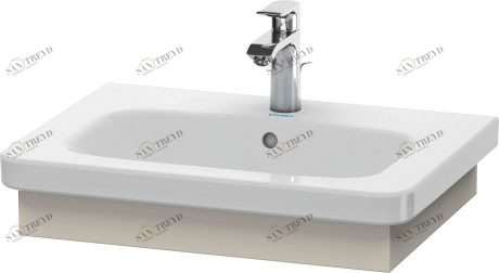 DS608009191 Подвесная раковина настенная овальная Duravit Durastyle серая