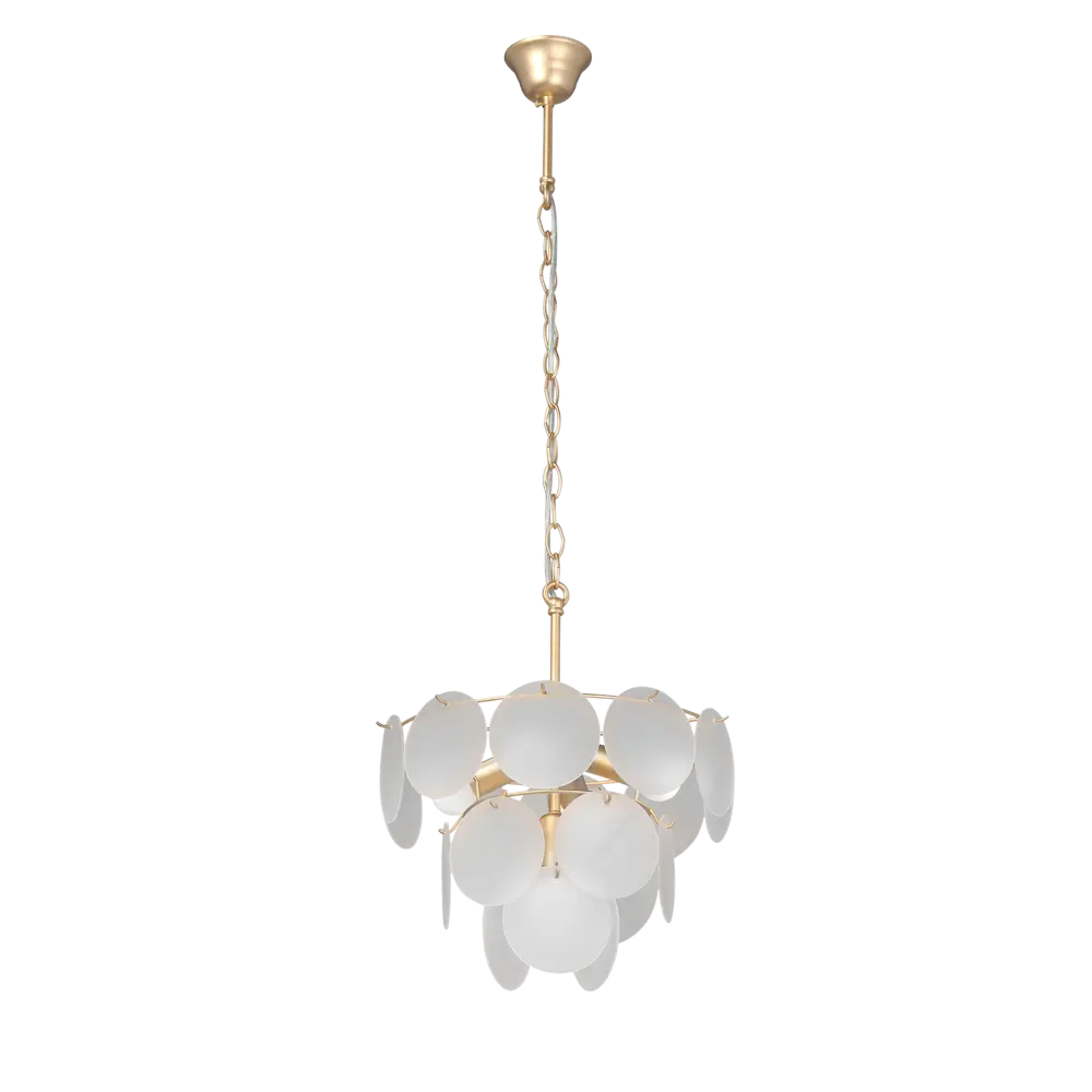 Люстра Vitaluce Асти — золотистое сияние для современных интерьеров 89385341 STLM-1337799