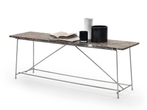 Прямоугольная мраморная консоль