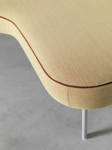 Segis Мягкая скамья из ткани Agorà Agora sun-id-1413635 - Вид №3