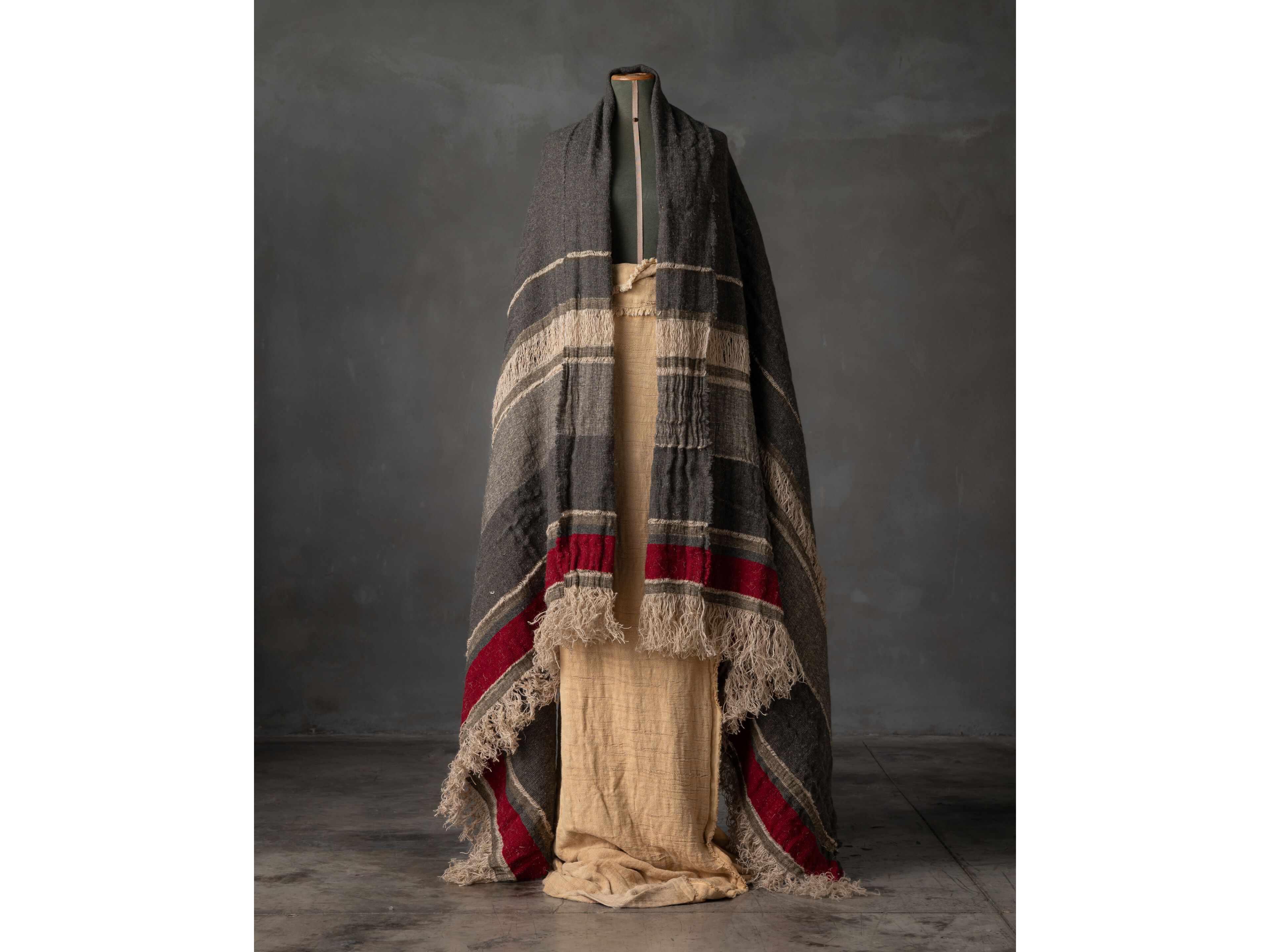 Джутовый и шерстяной плед The House of Lyria XOROI ARCH-00041127 - Вид №2