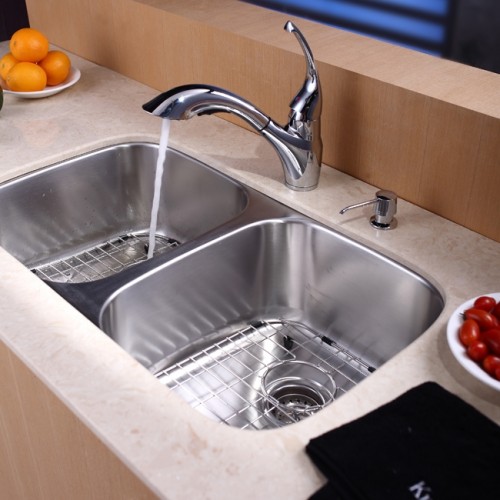 KBU22-KPF2210ORB-KSD30ORB Накладная раковина на столешницу  прямоугольная Krausru 