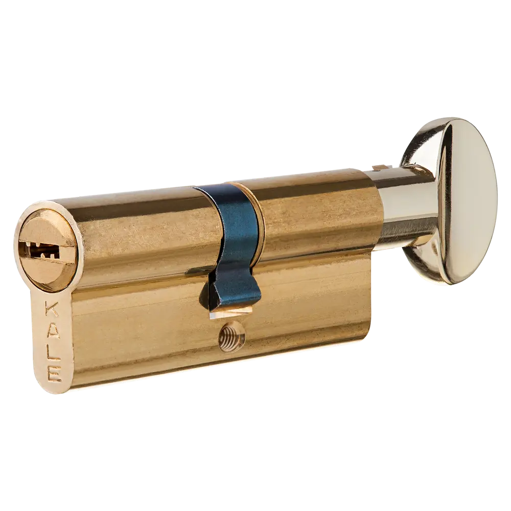 Цилиндр Kale 164BM-80-C-BP, 35х35 мм, ключ/вертушка, цвет золото 82394778 STLM-2023862 