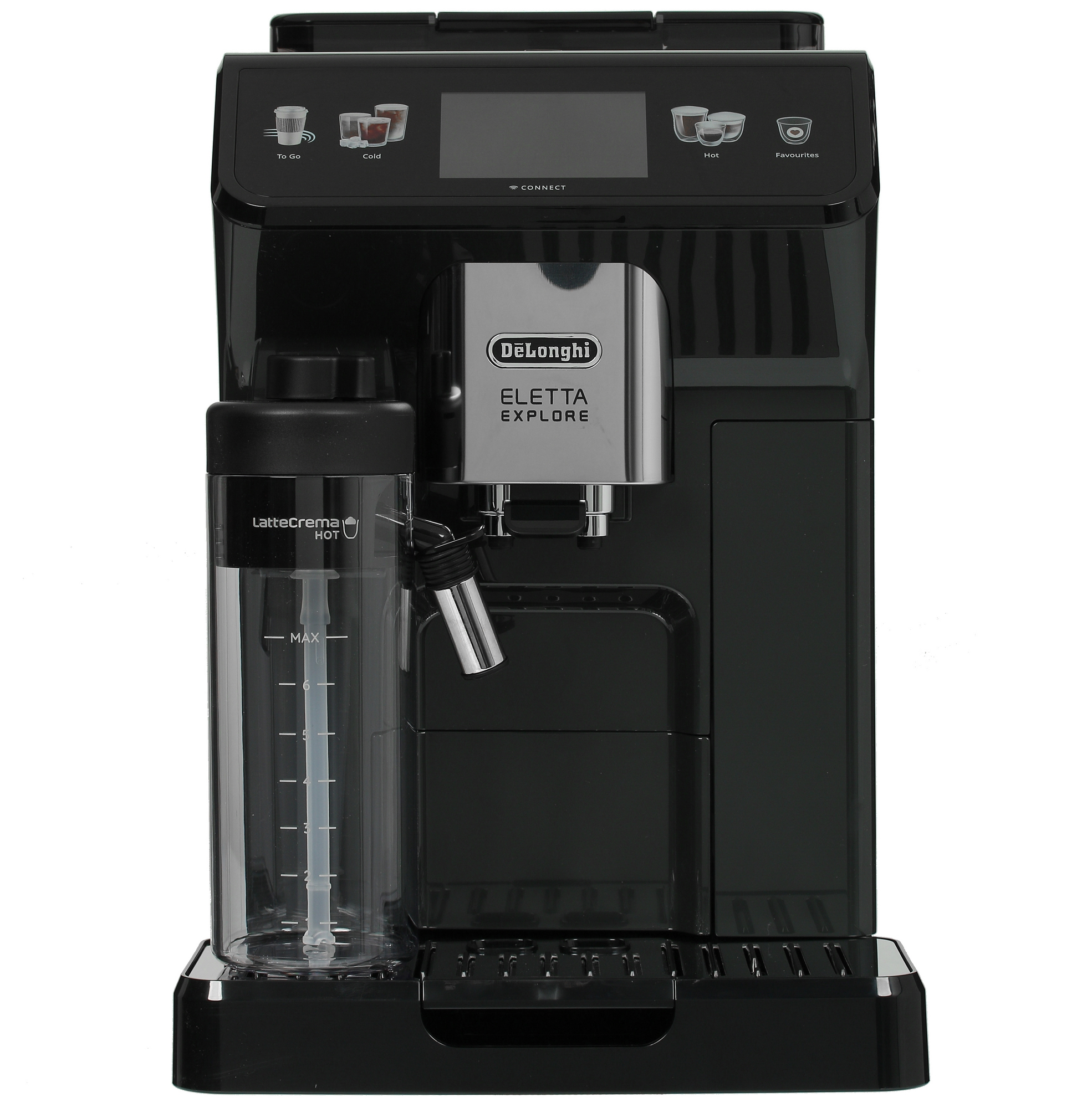 9976366 Кофемашина автоматическая DeLonghi ECAM 450.65.G черный STDN-0020439 - Вид №1