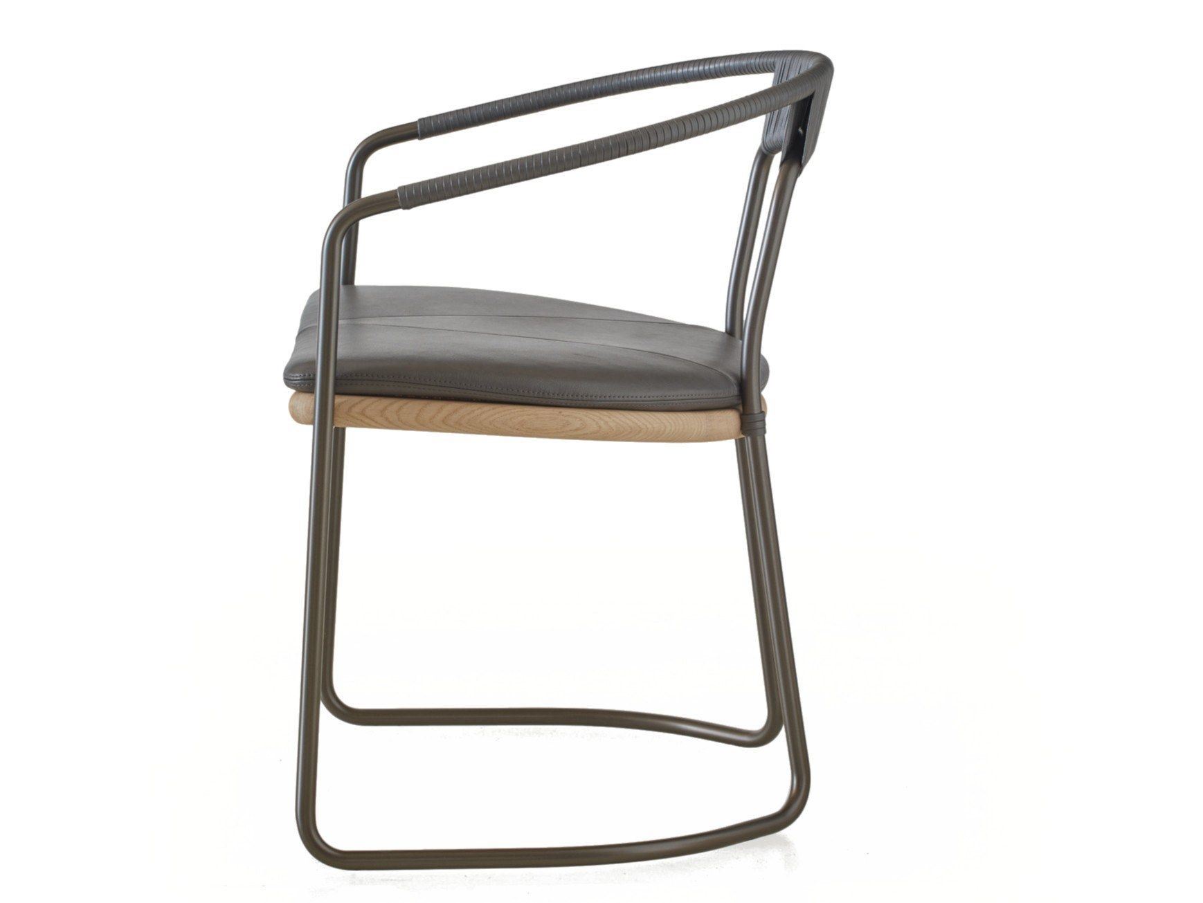 Стальной стул с подлокотниками BassamFellows Геометрическая ARCH-00040452 - Вид №10