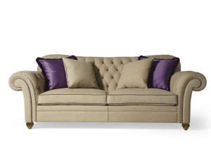 3-местный тканевый диван capitonné