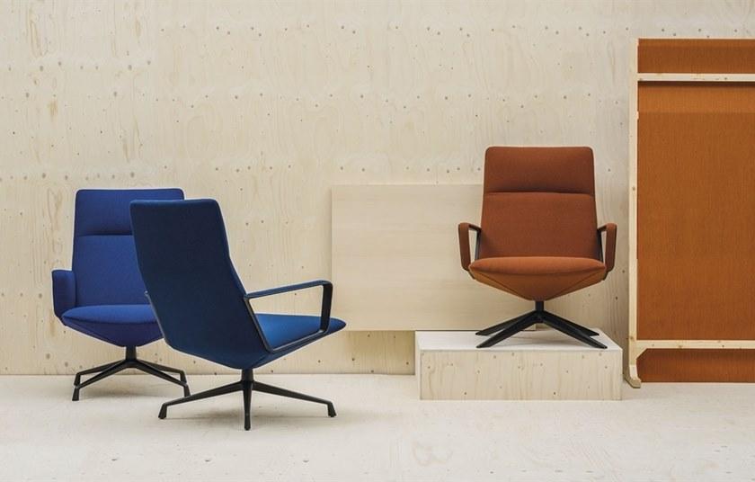 Andreu World 4-спицевое кресло с высокой спинкой Capri lounge Bu1694 - Вид №5