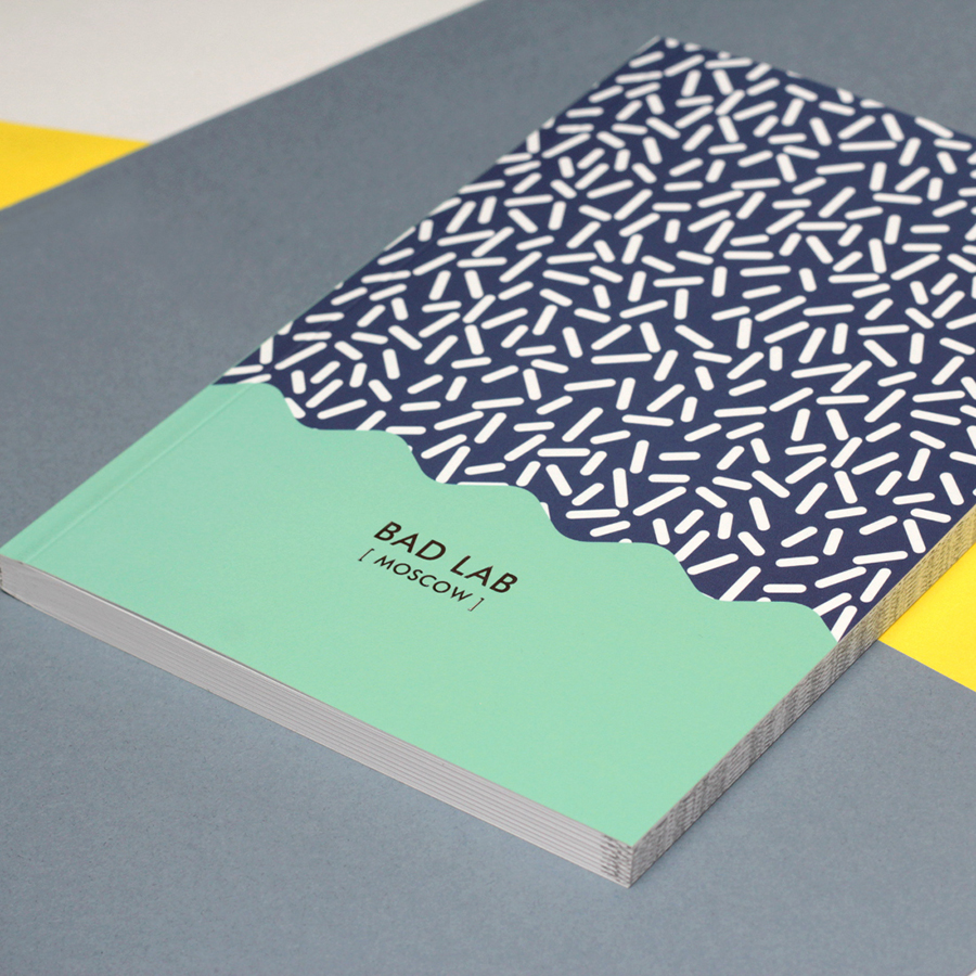 0213 Блокнот а5 memphis - ripple BadLab  - Вид №3