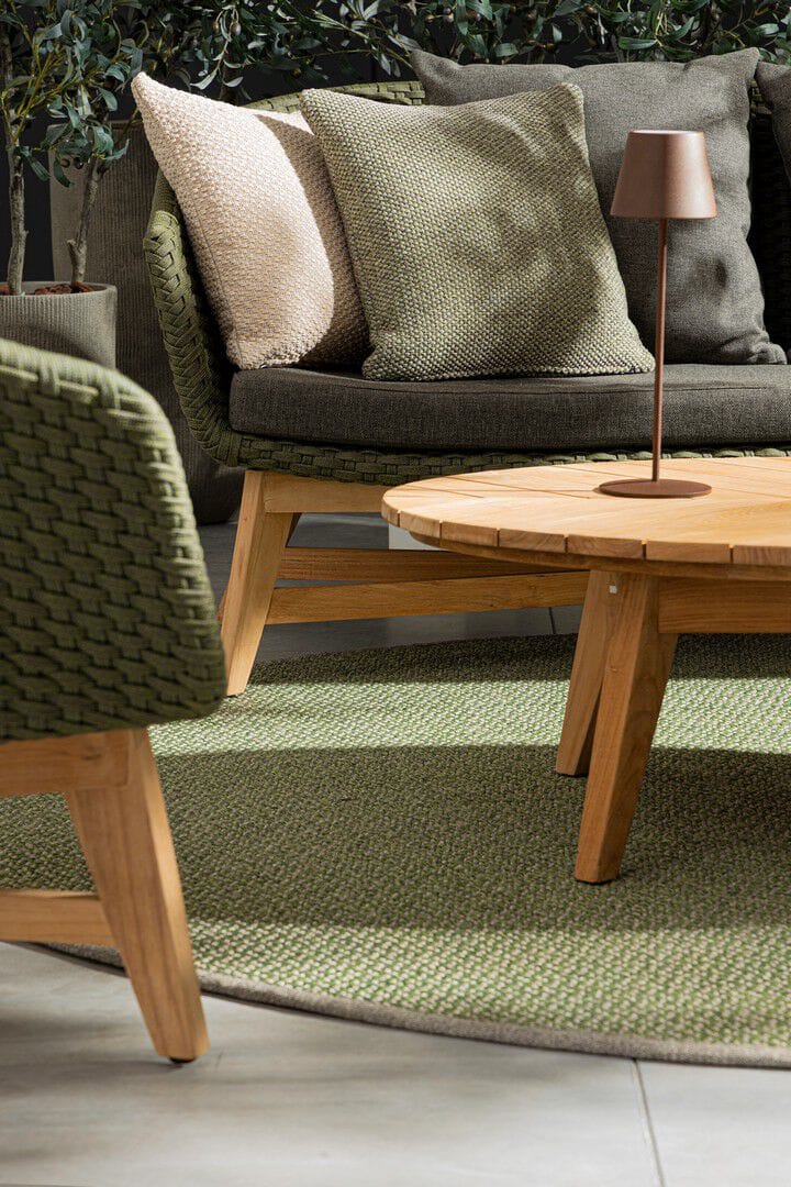 ТИК овальный садовый журнальный столик BIZZOTTO Coachella ARCH-00096822 - Вид №3