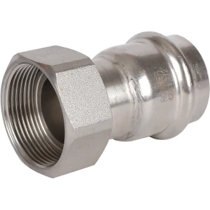 Муфта переходная Rommer 1 1/2"x42 мм с накидной гайкой ВПр-ВР нержавеющая сталь 88011206 STLM-2212558