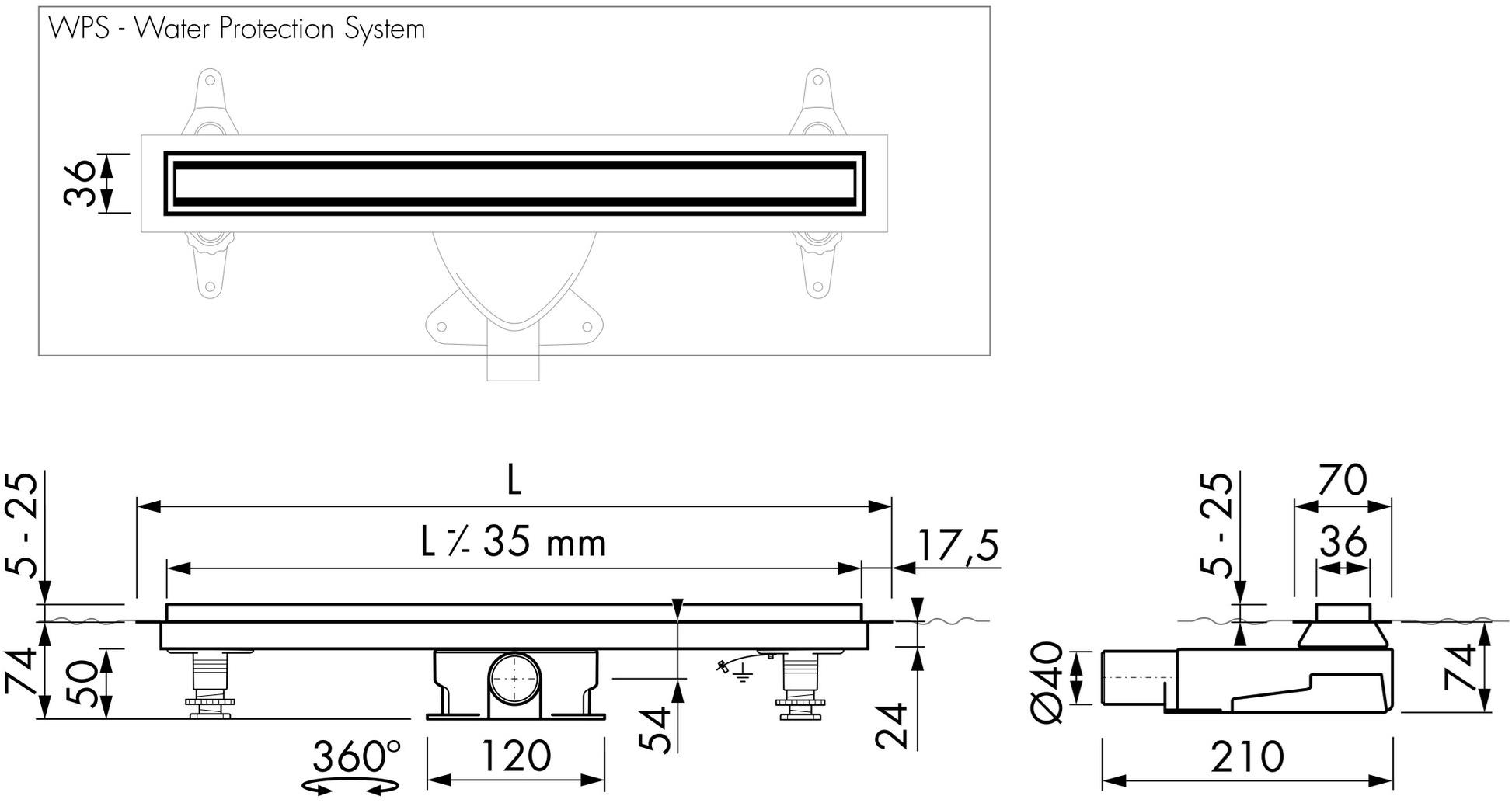 ESS Easy Drain Трап для душа из нержавеющей стали Xs sun-id-1360627 - Вид №13