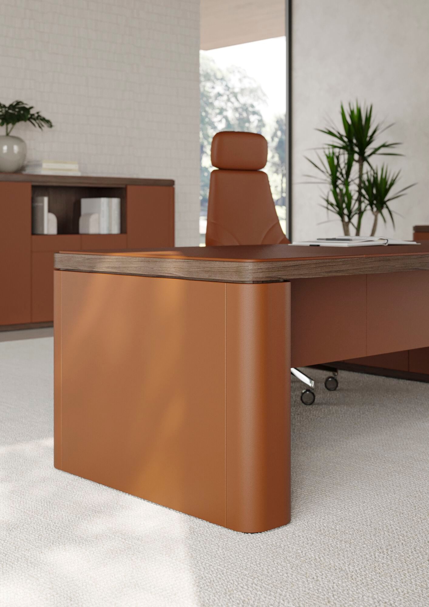 Направленный регулируемый по высоте стол со встроенной полкой PROF ARCH-00007529 - Вид №9