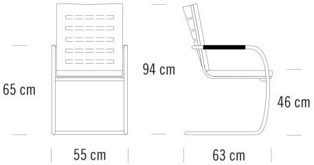 Thonet Консольный стул с подлокотниками S 60 sun-id-1381753 - Вид №1