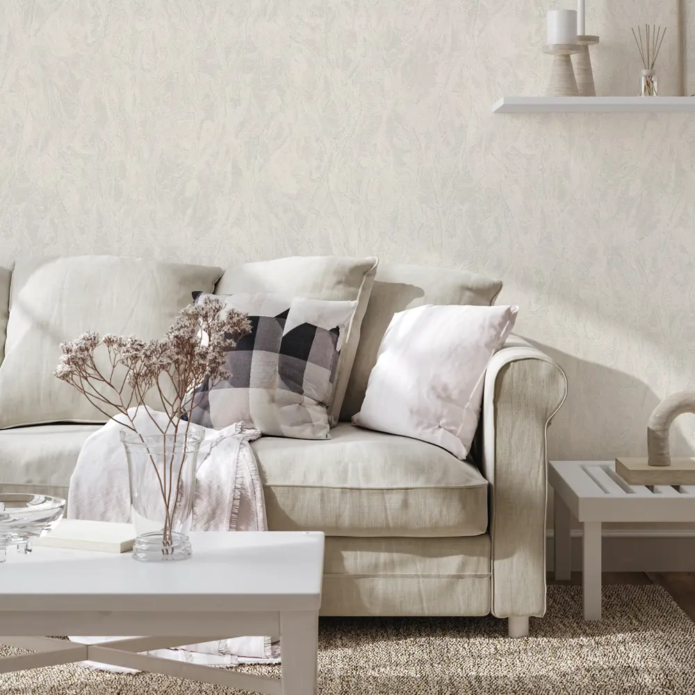 Обои флизелиновые Euro Decor Gemma серые 1.06 м ED7234-11 89346043 STLM-2148926 - Вид №2