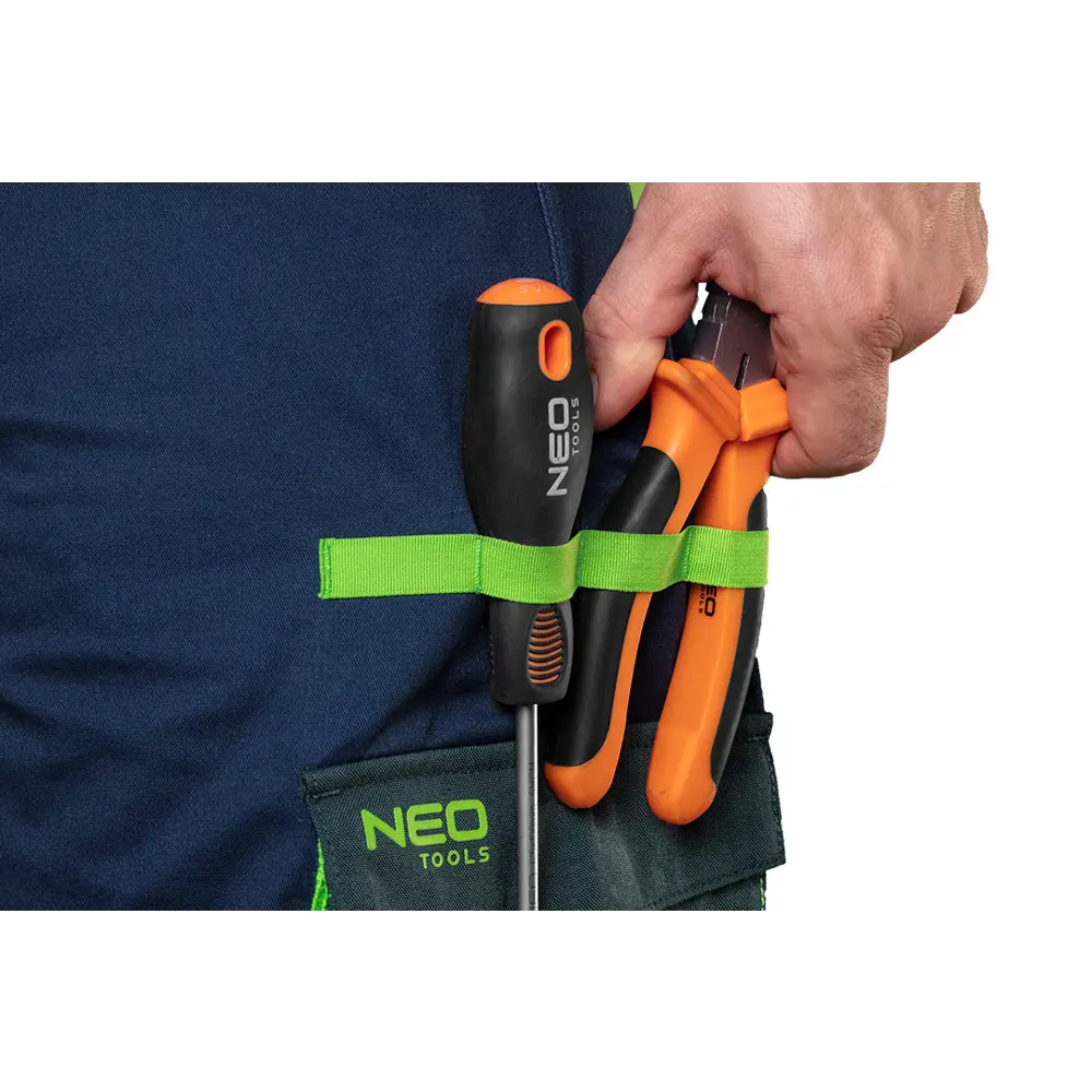 Шорты Neo Tools Premium темно-синие/зеленые размер M рост 178-181 83304040 STLM-2132048  - Вид №3