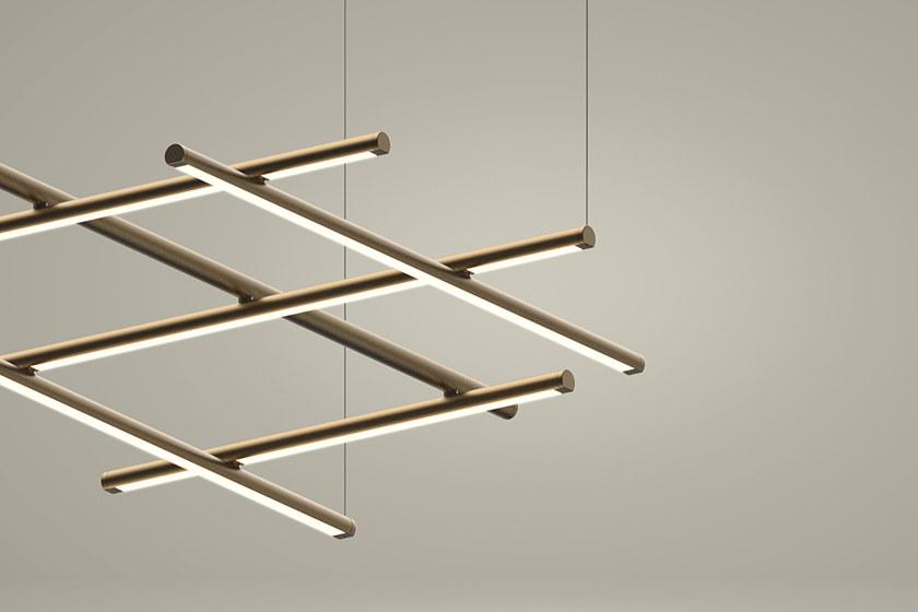 PANZERI Светодиодный подвесной светильник из алюминия Hilow sun-id-1476987 - Вид №6