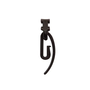 Глайдер с крючком и стопором для штор для профиля Хайтек цвет чёрный 35 см 20 шт.