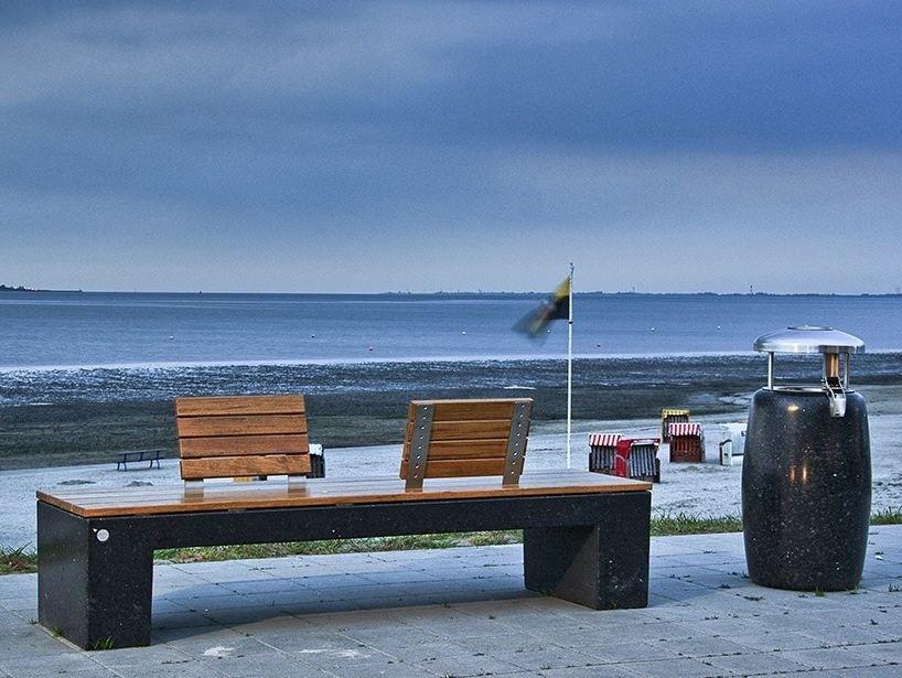 Bellitalia Деревянная скамейка со спинкой Eraclea sun-id-1459567 - Вид №2