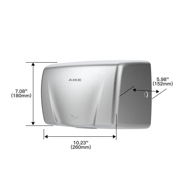 Сушилка для рук из нержавеющей стали AIKE AK2803A_418  - Вид №5