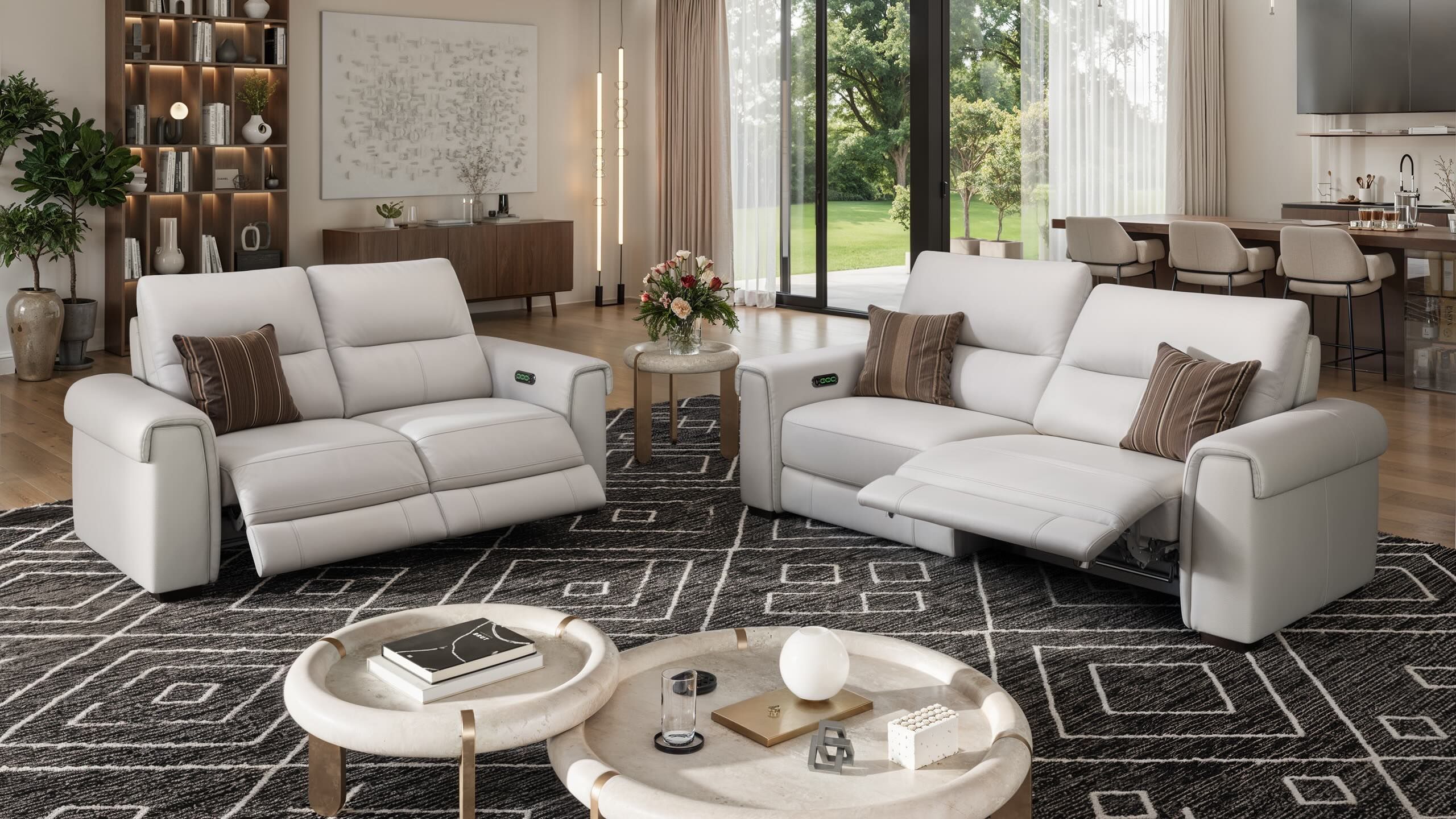 3-местный кожаный диван Sofanella Murano ARCH-00045210 - Вид №3