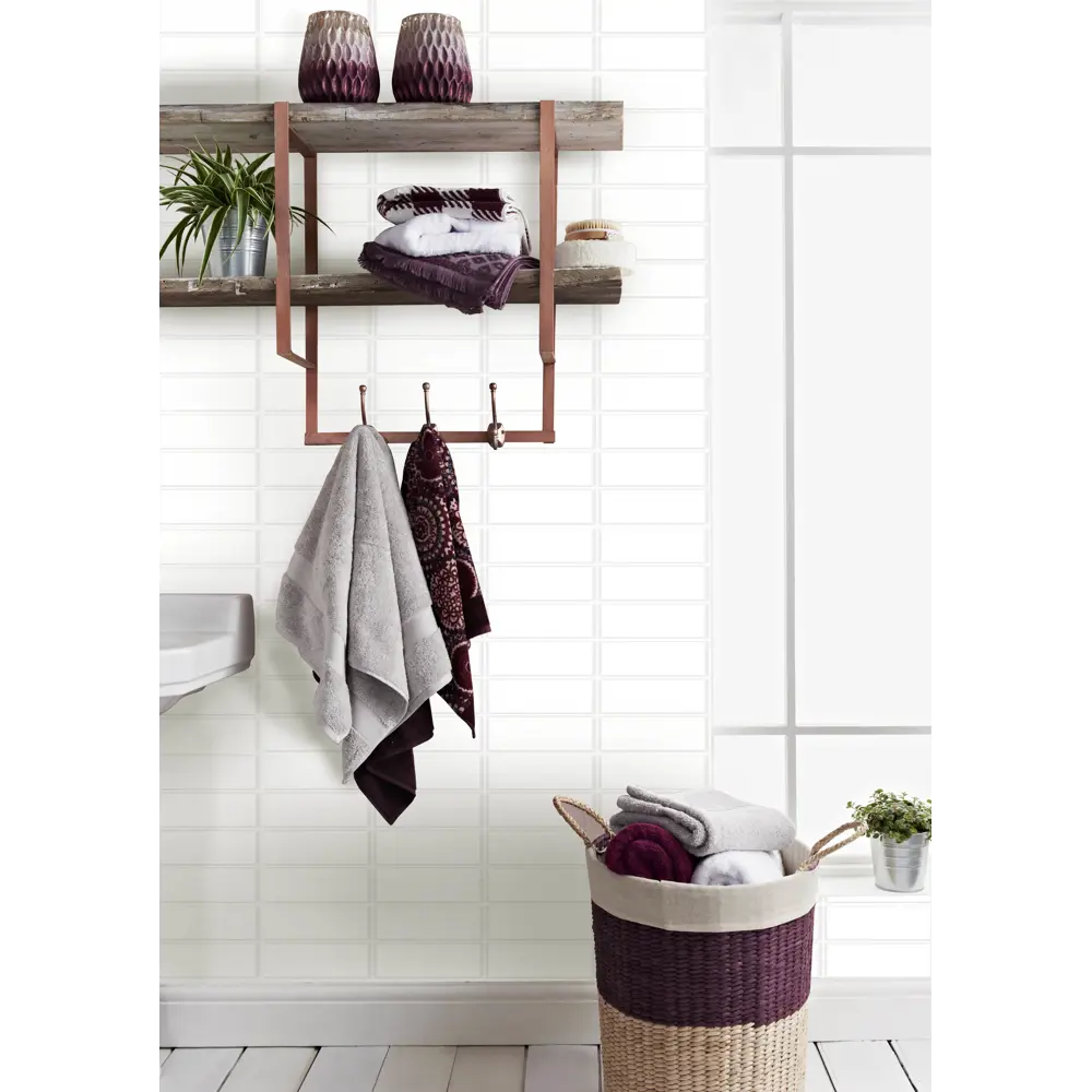 GRACE Панель ПВХ листовая Белая плитка 966×484 мм для интерьера 81968449 STLM-0016028 - Вид №3