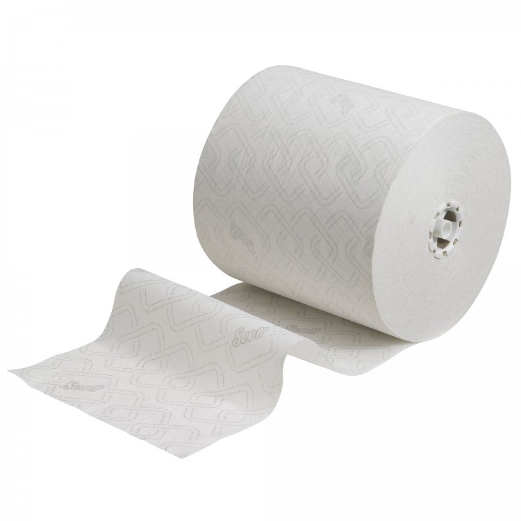 6691 Kimberly Clark Полотенца бумажные в рулоне Kimberly Clark Scott Essential 6691 1-слойные 6 рулонов по 350 метров  - Вид №2