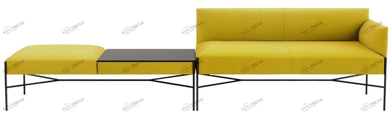 Tacchini Модульный тканевый диван Chill-out sun-id-1361856