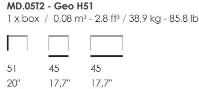 Fenabel Круглый журнальный столик из металла Geo Md.05t2 - Вид №1