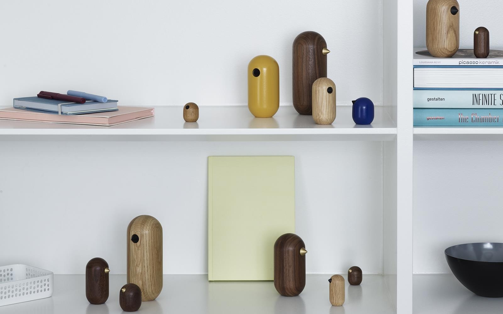 100242 Little Bird 4,5 cm Орех Normann Copenhagen  - Вид №1