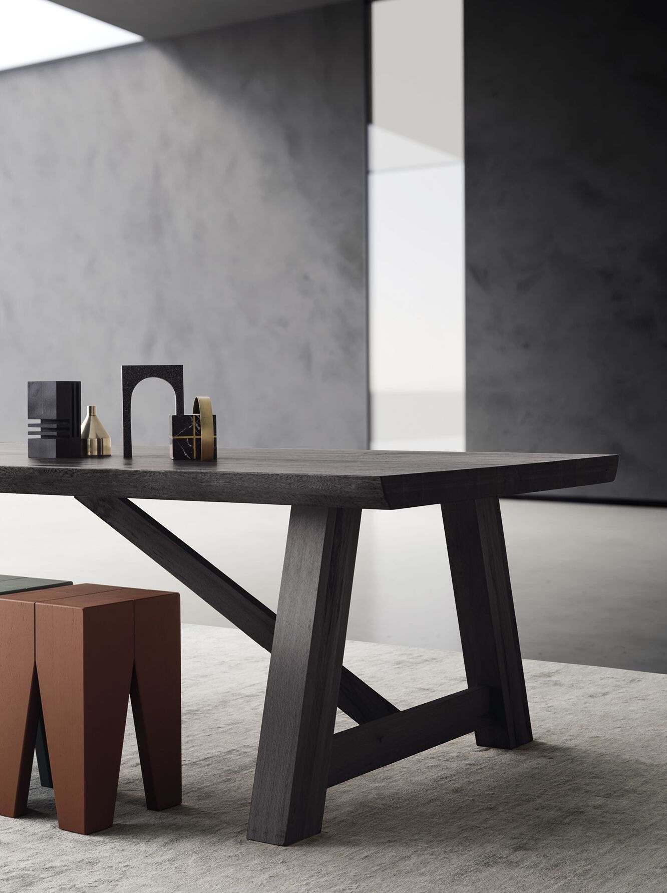 Прямоугольная столешница из дуба Devina Nais ARCH-00121785 - Вид №6