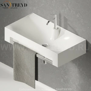 ACER0820RZZ Подвесная раковина настенная прямоугольная Agape  белая