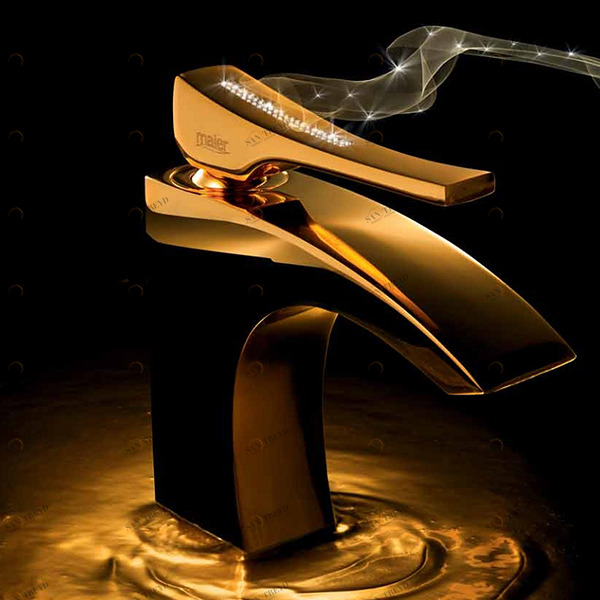 Однорычажный смеситель для раковины 59.002M MAIER SKIP DIAMOND 59002M