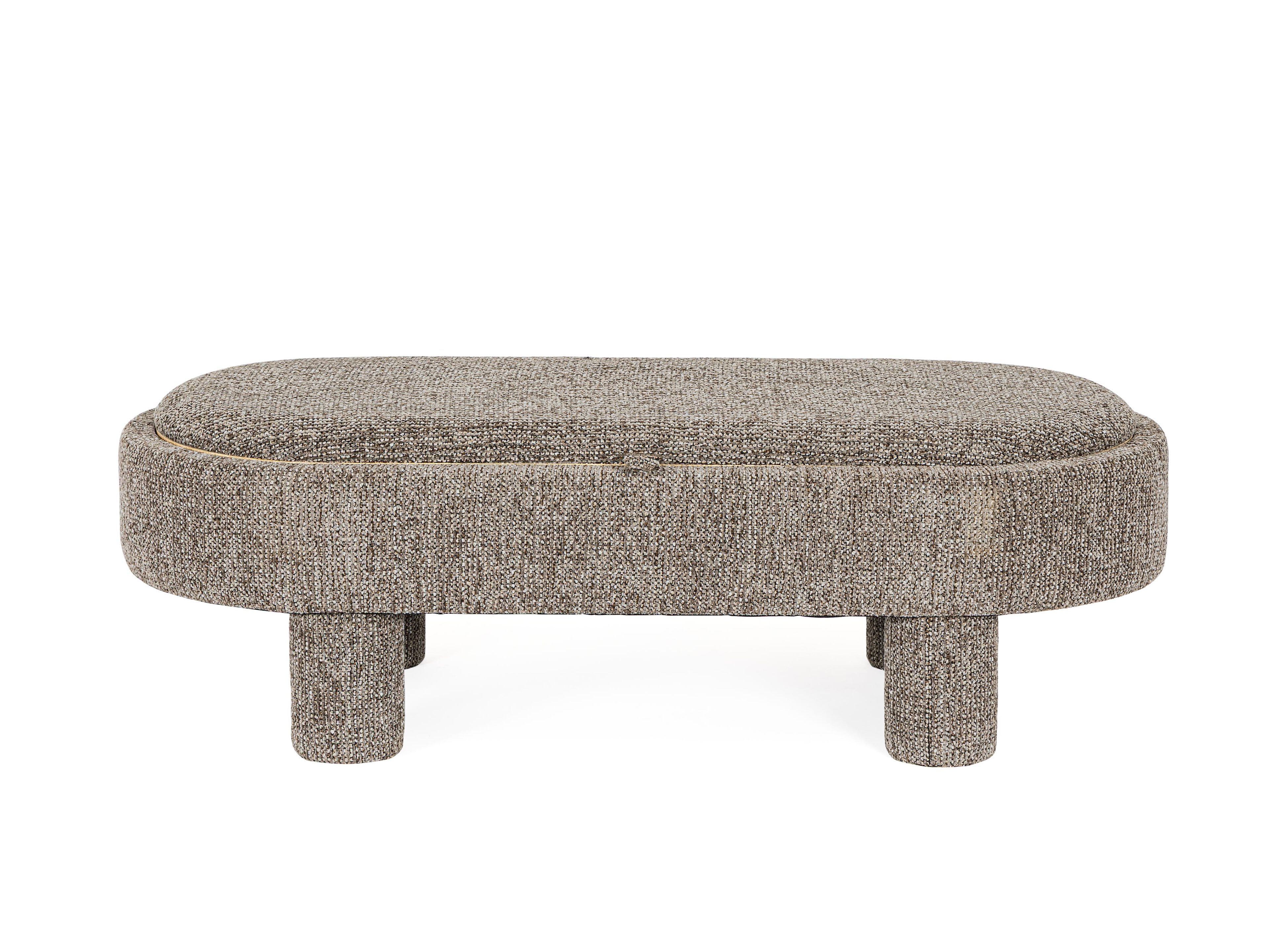 Овальный пуф из ткани BIZZOTTO TANYA ARCH-00020928 - Вид №2