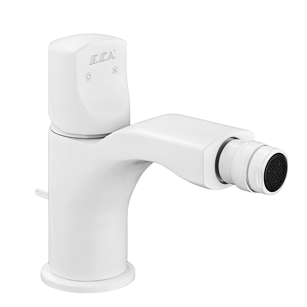 102110198c4  Смеситель для биде Myra - матовый белый Eca  - Вид №1