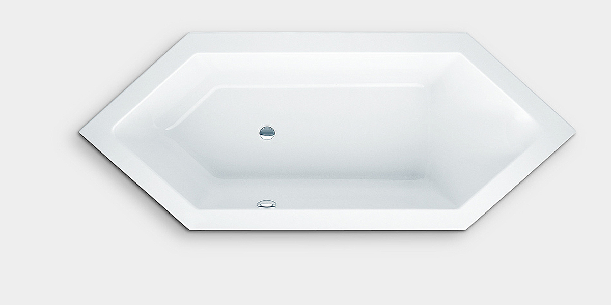 Ванна шестиугольная SCELTA 200 см с аэромассажем Deluxe HOESCH 3672 - Вид №1