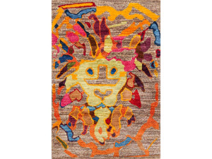 Прямоугольный шерстяной ковер