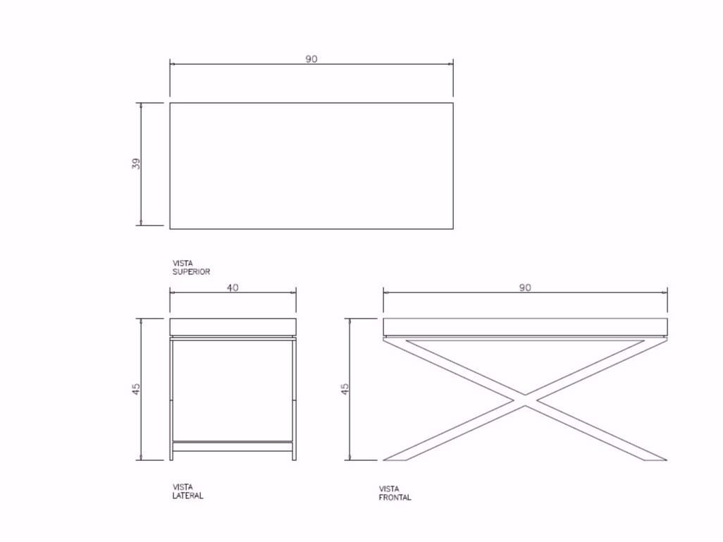 Скамья для ванной из нержавеющей стали Vallvé EX ARCH-00086450 - Вид №2