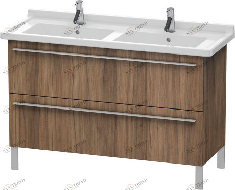 XL653807979 X-Large Тумбочка напольная Орех натуральный, декор Duravit