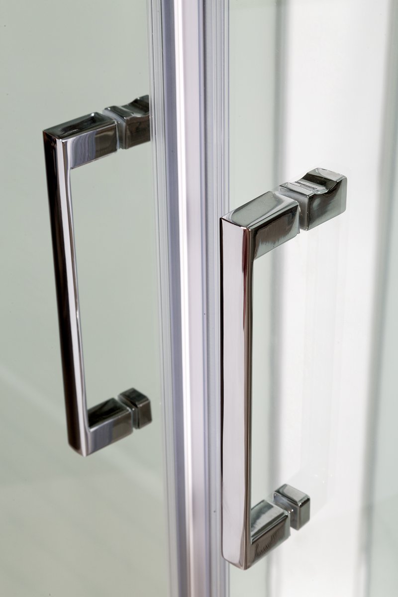 L 810 стандартная BLACK Душевая кабина DETO Серия L А01 LED с кнопкой - Вид №7