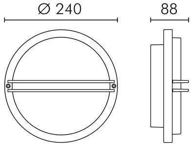 SIMES Led уличный бра из пескоструйного стекла Zen sun-id-1511038 - Вид №5